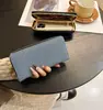 Billetera de lona simple para hombres y mujeres se puede usar billetera de lona fabricantes mayoreo gran capacidad billetera larga para mujer