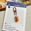 Llavero de tarjeta de llave lindo y codicioso, adornos colgantes pequeños de dibujos animados, accesorios para colgar en bolsas de regalo para novias y parejas, venta al por mayor