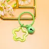Llavero Anillo de Libro Campana Estrella Pentágono Transparente de Colores Figura de Cuentas Perler Hecha a Mano DIY Colgante Accesorios de Joyería