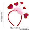 Decoraciones para Fiesta de Solteros del Día de San Valentín Europeo y Americano Diadema de Corazón de Amor Accesorios para Fotos Diadema Xoxo Accesorios para la Cabeza