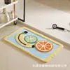 Alfombrillas de Piso para Baño de Imitación Cachemir con Flocado Transfronterizo, Alfombras para Sala de Estar Antideslizantes y Absorbentes de Agua, Alfombrillas de Piso de Secado Rápido para Puerta de Baño en Casa