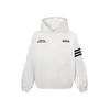 Otoño 2026 Diseño Americano de Calle Simple Ajuste Holgado Tres Rayas Unisex Sudadera con Capucha de Peso Pesado Tendencia