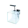 Acuario de Escritorio Sala de Estar Criadero de Peces Tanque de Plantas Acuáticas Acuario Super Blanco Tanque Paisajístico Perezoso Mini Doméstico Fondo Blanco Cubo de Fondo Blanco Acuario