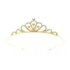 Niños y Niñas Princesa Corona Simple Linda Diadema Bebé Festival Actuación Accesorios para el Cabello Corona de Cumpleaños Corona para Pastel