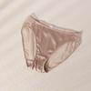 [Procesamiento y Personalización] Yuyue Francés Sexy Seda Oro Tres Torres Ropa Interior para Mujer Seda de Morera Cómodo Sujetador sin Varillas