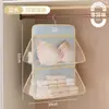 Bolsa de almacenamiento colgante para ropa interior, bolsa colgante mágica para guardar calcetines, organizador de calcetines de pared para armario de dormitorio estudiantil