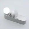 Luz nocturna USB luz LED luz redonda pequeña USB luz de energía móvil luz portátil para dormitorio luz USB regalo al por mayor