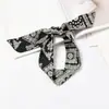 Lenço decorativo casual fino estreito de fita chique pequeno para mulheres gravata bolsa cinto primavera e outono verão faixa de cabelo lenço de fita multifuncional