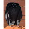 Sudadera con capucha y cremallera de manga larga Y2K con estampado de calavera Punk Estilo callejero oscuro Hip-Hop Ins