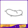 Panjia Novos Produtos Listados Cobre Branco Banhado a Prata Ouro Rosa Prata Brilhante Pulseira Pulseira DIY