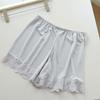 NA8811 leggings de três pontos soltos calças de segurança shorts de seda gelada primavera e verão 2023 casa borda de renda exposição