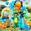 Decoración de Atmósfera de Dinosaurio para Niño Escena Diseño Fiesta de Bebés Niños Globo Fiesta de Cumpleaños de Dinosaurio