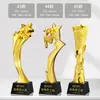 Trofeo Personalizado para Concurso de Empleado Destacado, Campeón de Ventas, Micrófono Dorado, Campeón de Baile Infantil de Jardín de Infantes, Trofeo de Resina para Enfermera de Maternidad