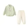 Hanfu para Niños Nuevo Estilo Chino Estilo Nacional Conjunto Primavera Otoño Infantil Nuevo Estilo Chino Disfraz Antiguo Traje Tang para Niñas Disfraz de Performance para Jardín de Infancia
