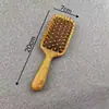 Peine de Cojín de Aire de Sándalo Antiestático para Hombre Esponjoso Masajeador del Cuero Cabelludo Meridiano Peine de Bolsa de Aire Meridiano para el Hogar y Mujeres