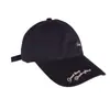 Gorra de Béisbol Suave con Bordado de Letra Simple para Mujer Estilo Nuevo de Principios de Otoño Visera Ancha Visera de Mayor Profundidad
