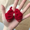 Paquete Doble de Año Nuevo Flash Fino Terciopelo Grueso Bordado Hilo Dorado Lazo Flor Bolsa de la Fortuna Accesorios para Ropa Bolsas para Zapatos y Calcetines Accesorios