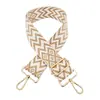 Nuevo accesorio de correa para bolso de 5 cm con patrón de ondas, correa ancha para el hombro, correa ajustable para el hombro, bandolera, correa de reducción de carga de repuesto