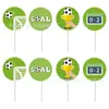 Inserto Decorativo para Bolo Temático da Copa do Mundo Transfronteiriça Decoração Atmosférica para Festa de Aniversário de Futebol Esportivo Enfeite de Bolo