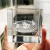 40-80 Cristal Cúbico Escultura Pingos de Chuva Lua Sistema Solar Nuvens Cúbico Em Forma de Coração Desktop Criativo Presente Ornamentos