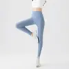 26 Modelos Nuevos de Pantalones de Yoga de Cintura Alta Anti-Enrollamiento con Sensación de Segunda Piel, Gama Media-Alta, Control de Abdomen, Levantamiento de Glúteos, Estilo Delgado de Verano, Leggings Shark para Exteriores