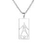 Colgante de acero de titanio con el número 7 de Ronaldo, collar para niño, estilo hip hop, regalo de recuerdo para su novio.