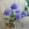 Buquê Artificial de Crisântemo com 6 Flores Mãos Livres Flor Casamento Decoração Casa Arranjo de Flores Fotografia Adereços de Flores Secas Flores Artificiais Transfronteiriça