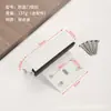 Portátil sem furos liga de alumínio anti-roubo porta interna fivela anti-travamento corrente trava fivela porta interna fivela rápida puxar