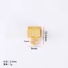 Accesorios Yiwu Venta Caliente Transfronteriza Aleación Accesorios para Joyería DIY Colgante Dorado Brillante Collar Pulsera Colgante Corazón Estrella