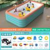 Alberca Inflable para Bebés y Niños, Grande y Engrosada para Uso en Casa, Uso Familiar al Aire Libre, Niños y Bebés Pueden Disfrutar Jugando en el Agua