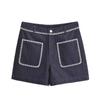 Europa e Estados Unidos verão linha brilhante mulheres novo shorts Jeans moda de rua dentes transfronteiriço fornecimento transfronteiriço