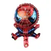 Globo de Dibujos Animados Marvel de Película de Aluminio Capitán América Spiderman Iron Man Decoración para Fiesta de Cumpleaños Globo de Diseño de Papel de Aluminio