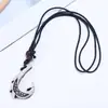 Collar de resina tejida a mano estilo punk retro con gancho Ruyi para hombre, suministro transfronterizo, collar de área turística al por mayor