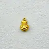 Accesorios de oro mate Bolsa de la suerte Bolsa de dinero Pulsera de la fortuna Llavero Joyería DIY Colgante Colgante Materiales auxiliares