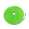 Luz de neón LED flexible de silicona pura verde integrada 0612 bajo voltaje impermeable decoración de modelado de publicidad exterior