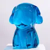 Figurillas de Perro de Cristal de los Doce Animales del Zodiaco: Perro, Rata, Dragón, Serpiente, Caballo, Oveja, Mono, Gallo, Cerdo y Perro Adornos para Manualidades de Sala de Estar y Decoraciones del Zodiaco