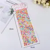 Adesivos DIY de Céu Estrelado Coloridos Grandes Transfronteiriços, Adesivos de Pedras Preciosas, Adesivos de Recompensa de Coração, Adesivos de Diamante para Rosto de Cristal