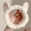 Diadema de Peluche Antideslizante Linda para Lavado de Cara 2026 Nuevo Estilo Diadema para Mujeres Aplicación de Mascarilla Goma para el Pelo Pinza para el Pelo Tocado