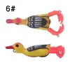 Hélice flutuante água giratória pato isca 8,9 cm 11g superfície da água trator isca isca macia isca biônica