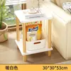 Entrega el Mismo Día: Mesa de Centro Minimalista de Hierro Forjado Color Crema para Uso Doméstico, Adecuada para Apartamentos Pequeños, Casas de Huéspedes y Propiedades de Alquiler, Mesa Auxiliar para Sofá
