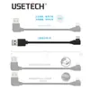 Cabo de Dados Tipo-C Mais Vendido para Câmera de Painel Curto USB para Carro Tipo-C Duplo Cotovelo Cabo de Dados