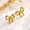 Aretes de Aro con Forma de Corazón No Dorados para Mujer, Acero de Titanio que No se Desvanece, Estilo Minimalista, Aros Pequeños con Clip de Grado Médico