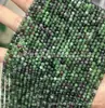 Piedra Turmalina, Granate, Ágata, Piedra Lunar, Lapislázuli, Cristal Cuentas Facetadas de 3 mm, Cuentas Sueltas para Manualidades