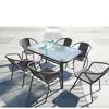Juego de mesa y sillas de exterior con sombrilla, juego de tres piezas de mesa y sillas de jardín al aire libre para patio, mesa plegable de ocio para balcón exterior del hogar