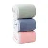 Touca de Banho Touca para Cabelo Seco para Mulheres Atacado Camada Dupla Espessada Absorvente Toalha de Cabeça Bicolor Dupla Face Touca de Banho para Enxugar o Cabelo
