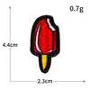 Tamanho Pequeno Computador Abelha Bordada Maçã Pêssego Coração Laço Desenho Animado Bordado Patch de Tecido Patch para Buraco em Roupa Sem Costura