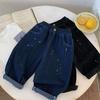 Pantalones Largos para Niños 2026 Bugatang Colección Otoñal Nueva Jeans con Estampado de Salpicaduras de Tinta Niños y Niñas Pantalones Casuales Personalizados para Bebé