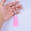 8cm borla de seda de hielo cloisonné borla colgantes accesorios funda de teléfono móvil marcapáginas colgante oreja diy accesorios fabricantes al por mayor