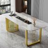 Soporte de placa de roca, patas de mesa de té de mármol, patas de mesa de acero inoxidable, mesa de oficina, estante de mesa, patas de mesa de plato grande, luz de lujo