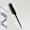 Peine de Baile de Platino para Danza Latina, Gel para el Cabello de Competición de Ballet, Peinado de Baile Infantil, Red para el Cabello Invisible, Peine de Dientes Finos, Teñido